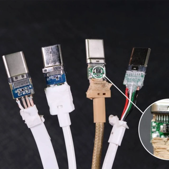 Alt view image 3 of 7 - 10PCS USB 3.1 Type C Connector 24 Pins Female Plug Socket Receptacle Adapter to Solder Wire & Cable 24P PCB Board Support Module