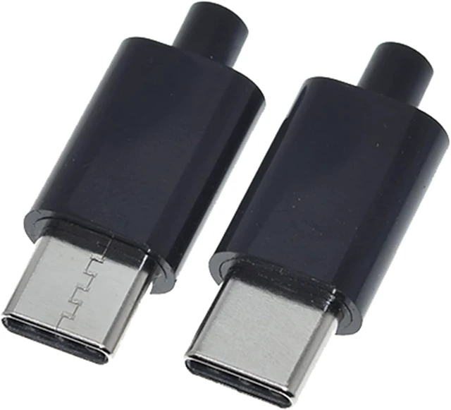 Alt view image 4 of 6 - 10Set USB 3.1 Type C Male Connector
24 Pin, Welding Data Line Interface, 24P PCB Board Support Module, Black