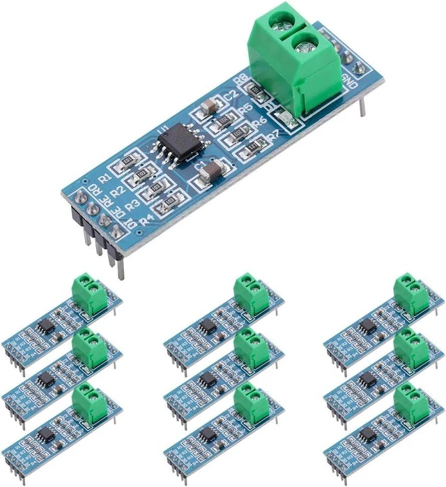 Main image of 10PCS MAX485 RS485 Transceiver Module TTL Serial to RS-485 Module
UART Serial to RS-485 Module, for Arduino Raspberry Pi Industrial-Control