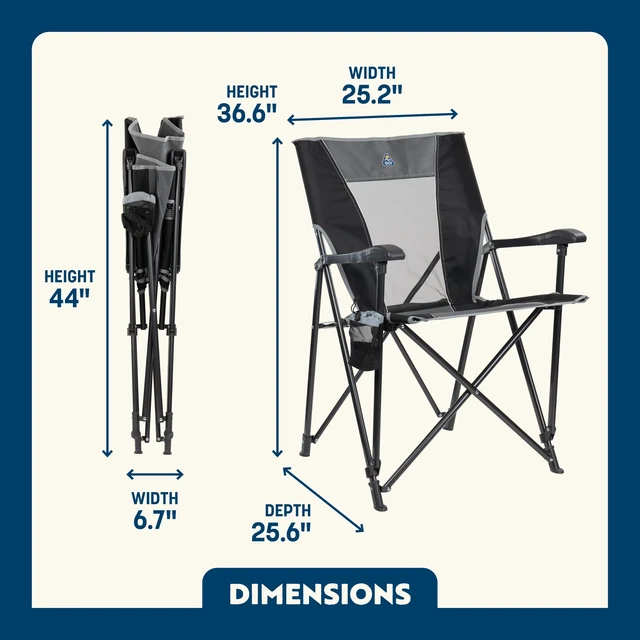 Alt view image 4 of 7 - Eazy Chair, Folding Camping Chair for Adults