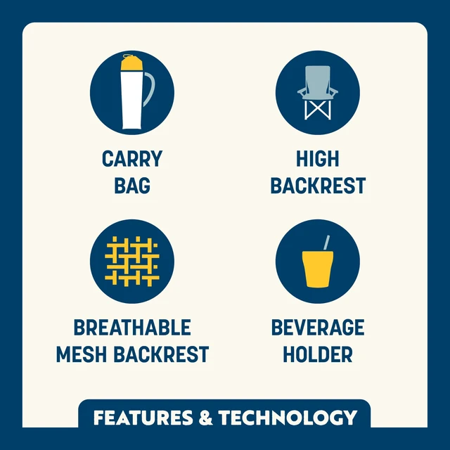 Alt view image 6 of 7 - Eazy Chair, Folding Camping Chair for Adults