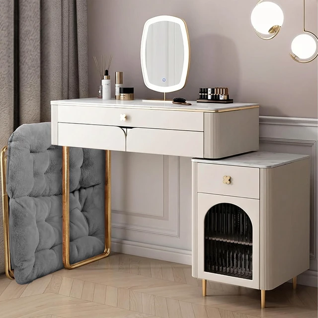 Alt view image 5 of 6 - Comfy Saucer Chair for Adults, Foldable Living Room Chairs, Soft Faux Fur Lounge Chair for Bedroom, Reading Chairs, X-Large (Ottoman-Grey)