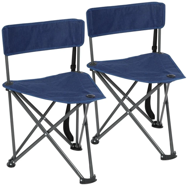 Main image of 2 Pack Tripod Chairs for Adults, Folding Lightweight Portable Golf Chairs