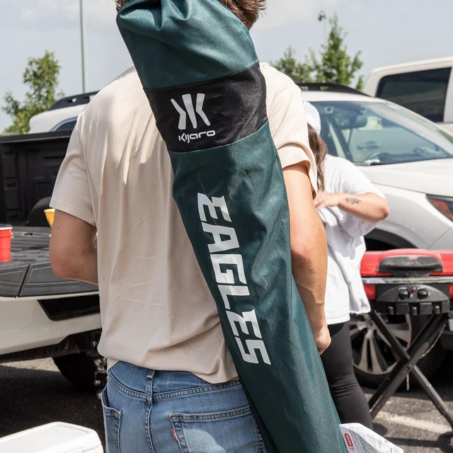 Alt view image 3 of 4 - Sports Fan Folding Chair, 26" L x 35.5" W x 37" H, Philadelphia Eagles