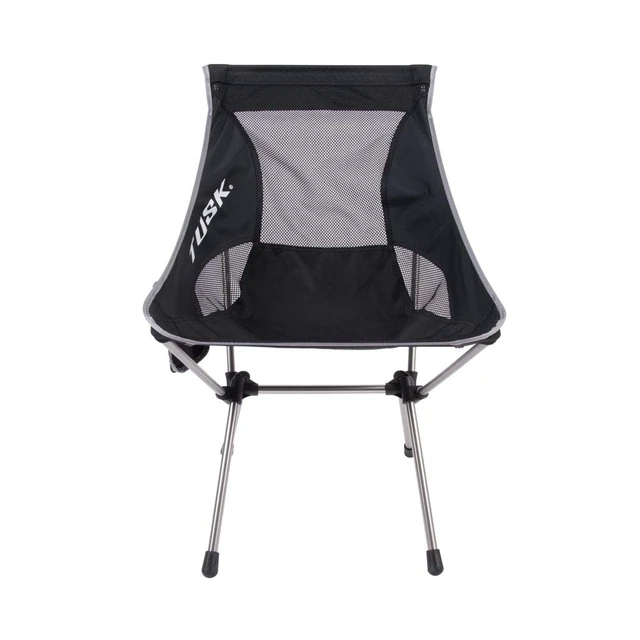 Alt view image 4 of 5 - Compact Camp Chair - Large, 330lb Capacity, Taller Back | 600D Oxford Cloth, 7075 Aluminum Frame; Side Pocket, Storage Bag; 2.75lbs, Sets Up in Under 1 Minute