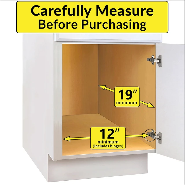 Alt view image 3 of 7 - Pull Out Cabinet Organizer, Kitchen Slide Out Drawer | 11W x 18D chrome rollout shelf creates easy-access storage for cookware, pantry items and kitchen essentials inside cabinets
