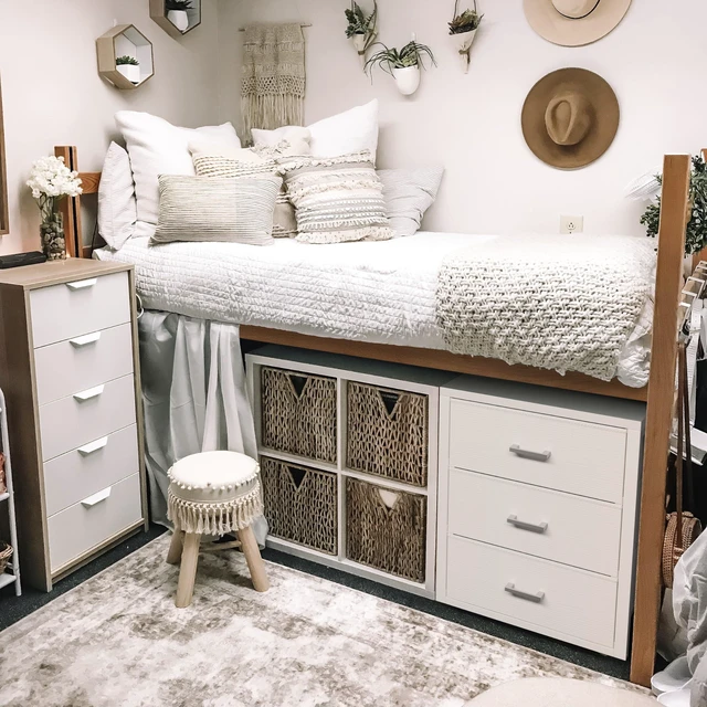 Alt view image 3 of 7 - Closet Drawers White 3 Drawer Dresser for Closet Organizers and Storage Bedroom Dorm Modern