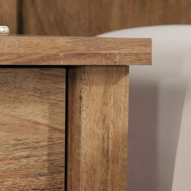 Alt view image 3 of 7 - Cannery Bridge Night Stand with Spacious Drawer, Nightstand for Bedroom, Sindoori Mango Finish