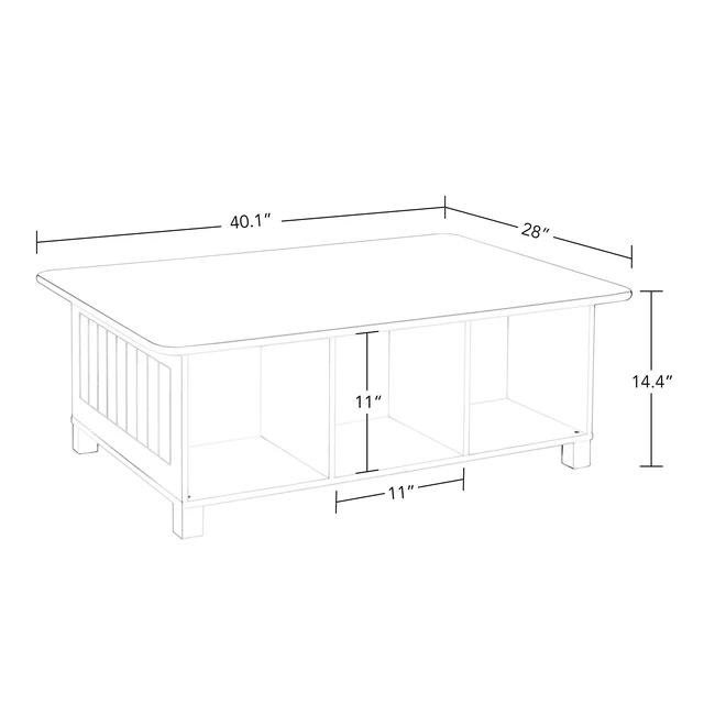Alt view image 3 of 4 - Kids 6 Cubby Storage Gray Activity Table,Grey | Playroom Desk, Toddler Sensory Art Craft Table with 6 Toy Organization Shelves Below Tabletop, Ages 2-4