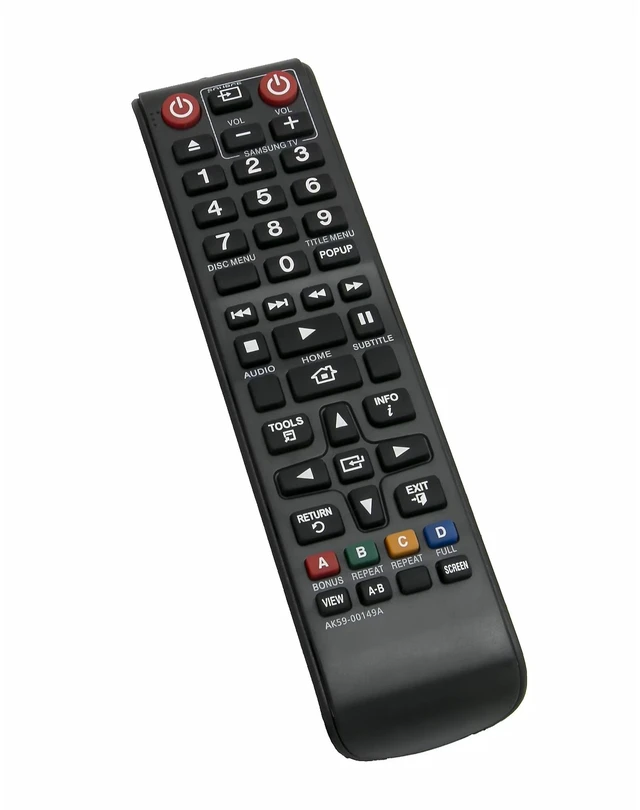 Alt view image 3 of 4 - LORDTRONICS Replacement Remote Control AK59-00149A | for Samsung Blu-ray / DVD Player BD-F5100, BD-H5900, BD-J5700 | Black