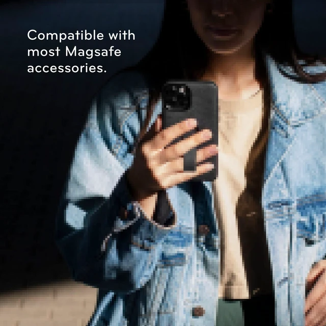 Alt view image 7 of 7 - Mobile Everyday Loop Phone Case for iPhone 13, Charcoal, With Loop, Slim Profile, 6 ft Drop Protection, Weatherproof Fabric Shell, SlimLink Connects to Peak Design Mobile Mounts & Gear