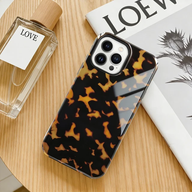 Alt view image 5 of 7 - Magnetic Tortoise Shell Phone Case for iPhone 18 Pro Max/17 Pro Max, Amber | Compatible with MagSafe, Dual-Layer Shock Protection(Hard PC + Silicone) - Aesthetic Protective Phone Cover for Women Girl