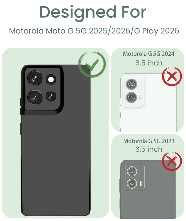 Alt view image 2 of 7 - Clear Flower Case for Motorola Moto G 5G 2025/2026-Gardenia | Girl Women Slim Soft TPU + Hard PC Military Grade Protective Cover With Tempered Glass Screen Protector for G Play 2026