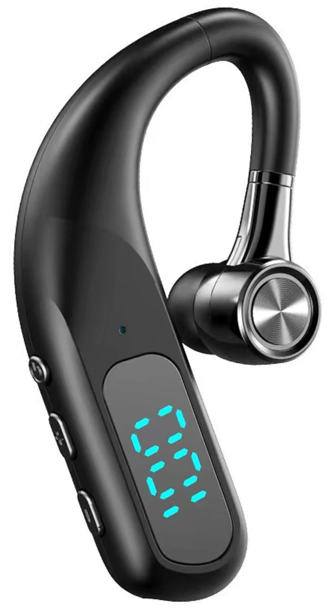 Main image of Bluetooth Earpiece Hands Free Blue Tooth Headset with Noise Canceling Mic Ear Piece One Single Ear Bluetooth Earbud Wireless Office Cell Phone Trucker Headsets for Work