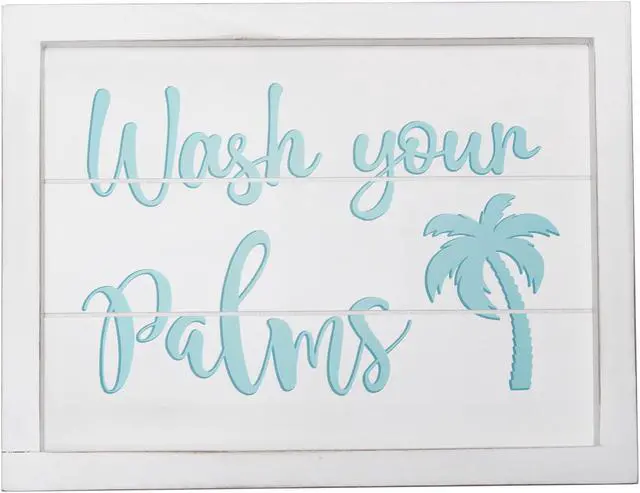 Alt view image 7 of 20 - Elegant Designs Three Piece Decorative Wood Bathroom Set, Large, Coastal/Beach  (1 Towel Holder, 1 Frame, 1 Toilet Paper Holder)