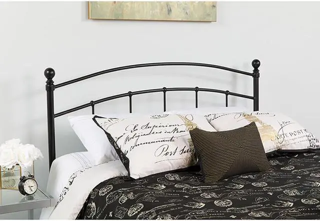 Alt view image 4 of 20 - Flash Furniture Woodstock Decorative Metal Twin Size Headboard