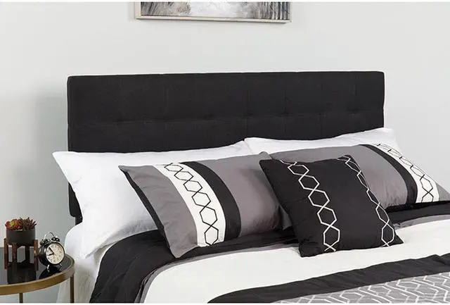 Alt view image 4 of 20 - Flash Furniture Bedford Tufted Upholstered Twin Size Headboard in Black Fabric