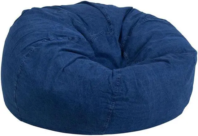 Main image of Oversized Denim Kids Bean Bag Chair
