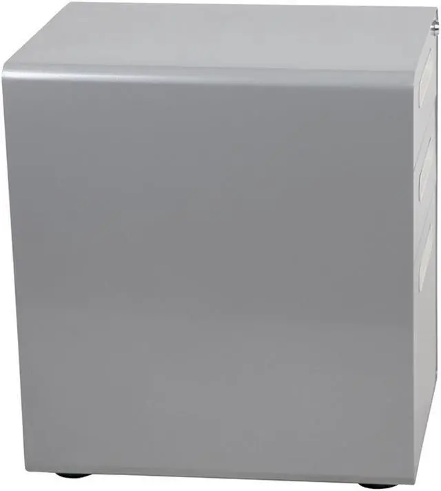 Alt view image 10 of 20 - Ergonomic 3-Drawer Mobile Locking Filing Cabinet with Anti-Tilt Mechanism and Hanging Drawer for Legal & Letter Files, Gray