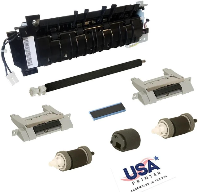 Main image of USA Printer Q7812-67905-V2-USA (Q7812-67903 5851-4020) Maintenance Kit for HP Laser Printer P3005 M3027 M3035 includes RM1-3740 Fuser, RM1-1508 Transfer Roller, Tray 1-3 Roller Kit (110V)