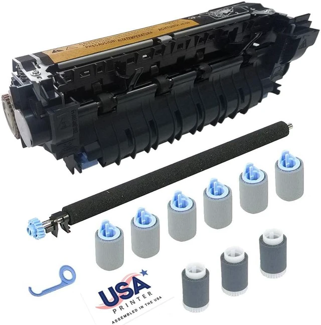Main image of USA Printer CB388A-DMKv2-USA (CB388-67903 CB388-67901) Deluxe Maintenance Kit for HP LaserJet P4014 P4015 P4515 includes CB506-67901 Fuser, CB506-67903 Transfer Roller, & Tray 2-6 Feed Rollers (110V)