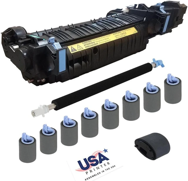 Main image of USA Printer CE246A-DMK-USA (RM1-5550) Deluxe Maintenance Kit for HP Color LaserJet CM4540 CP4025 CP4525 M651 M680 includes CE246A Fuser, CC493-67908 Transfer Roller, & Tray 1-5 Roller Kit (110V)