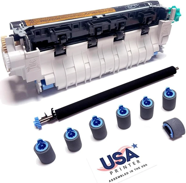 Main image of USA Printer Q5998-67904-MTKv2-USA (Q5998A Q5998-67903) Maintenance Kit for HP LaserJet 4345 includes RM1-1043 Fuser, RM1-0699 Transfer Roller, & Tray 1-4 Roller Kit (110V)