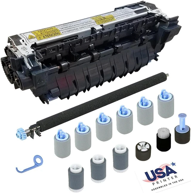 Main image of USA Printer CF064A-DMKv1-USA (CF064-67902) Deluxe Maintenance Kit for HP LaserJet M601 M602 M603 includes RM1-8395 Fuser, RM1-8491 Transfer Roller, & Tray 1-4 Roller Kit (110V)