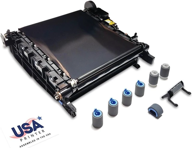 Main image of USA Printer Q7504A-TK-USA (RM1-3161 RM1-1708) Transfer Kit for HP Color LaserJet 4700 4730 CM4730 CP4005 includes Q7504A Electrostatic Transfer Belt (Duplex) & Tray 1-2 Roller Kit