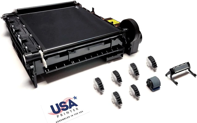 Main image of USA Printer Q3675A-DTK-USA (RG5-7455 C9660-69004 C9724A) Deluxe Transfer Kit for HP Color LaserJet 4600 4610 4650 includes Q3675A Electrostatic Transfer Belt & Tray 1-4 Roller Kit