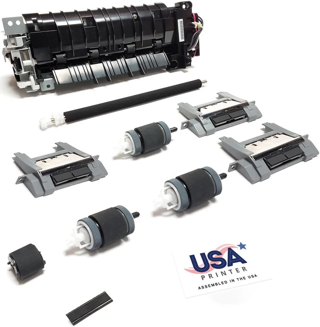 Main image of USA Printer M525-DMK-USA (RM1-8508 RM2-3829 CF116-69002) Deluxe Maintenance Kit for HP LaserJet M521 M525 includes RM1-8508 Fuser, RM1-6321 Transfer Roller, & Tray 1-4 Roller Kit (110V)