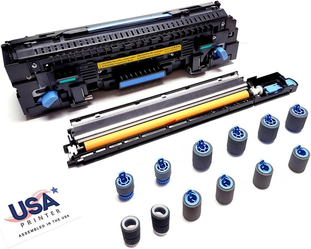 Main image of USA Printer C2H67A-DLX-USA (C2H67-67901) Deluxe Maintenance Kit for HP LaserJet Enterprise M806 M830 includes RM1-9712 Fuser, CF367-67907 Transfer Roller Assembly, & Tray 2-5 Roller Kit (110V)