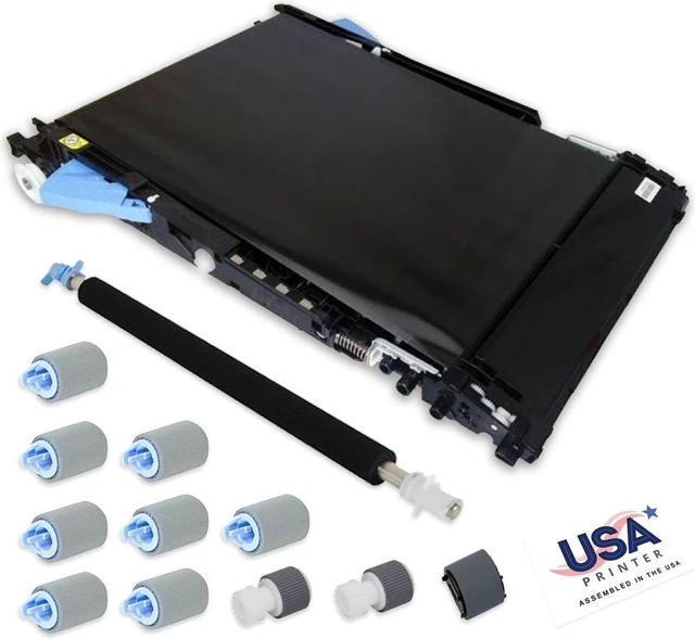 Main image of USA Printer CE249A-USA (CC493-67910) Transfer Kit for HP Color LaserJet CP4025 CP4525 CM4540 M651 M680 includes CC493-67909 Transfer Belt, CC493-67908 Secondary Transfer Roller, Tray 1-5 Roller Kit