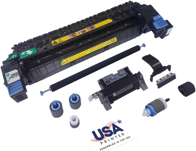 Main image of USA Printer CE710-69001-DMK-USA (RM1-6184) Deluxe Maintenance Kit for HP Color LaserJet CP5225 includes CE710-69001 Fuser, RM1-7927 Transfer Roller, Tray 1-3 Roller Kit (110V)