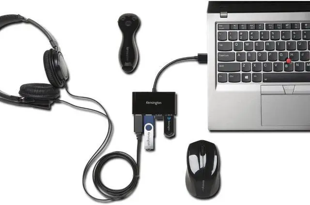 Alt view image 2 of 8 - Kensington Uh4000 Usb 3.0 4-Port Hub