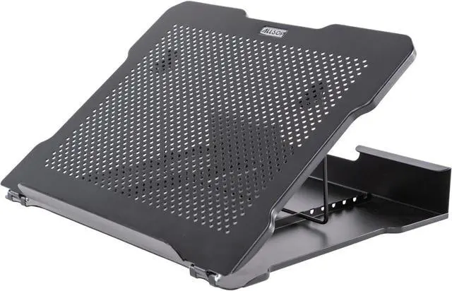 Alt view image 7 of 19 - Allsop 32147 Metal Art Adjustable Laptop Stand, Black