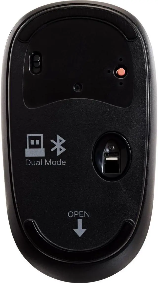 Alt view image 3 of 14 - V7 Bluetooth Silent 4-Button Mouse Black MW550BT