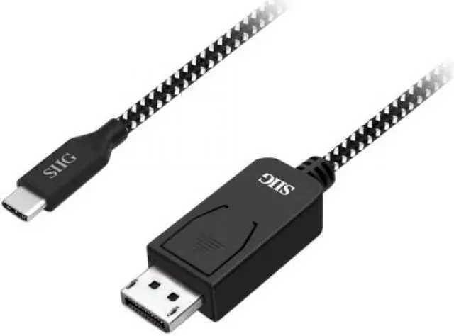 Alt view image 2 of 9 - SIIG CB-TC0A12-S1 USB Type-C to DisplayPort Cable 2M