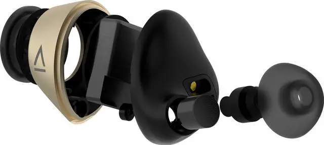 Alt view image 2 of 8 - Creative Outlier TWS True Wireless Sweatproof Earbuds, Gold