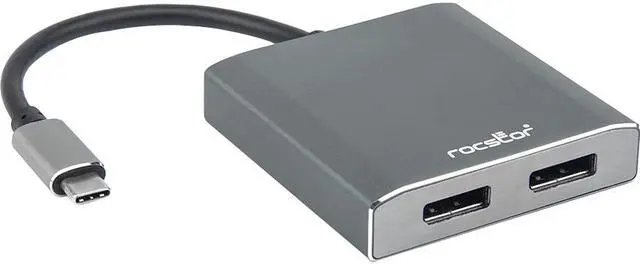 Alt view image 10 of 13 - ROCSTOR Y10A201-A1 USB-C TO DUAL DISPLAYPORT 4K60H