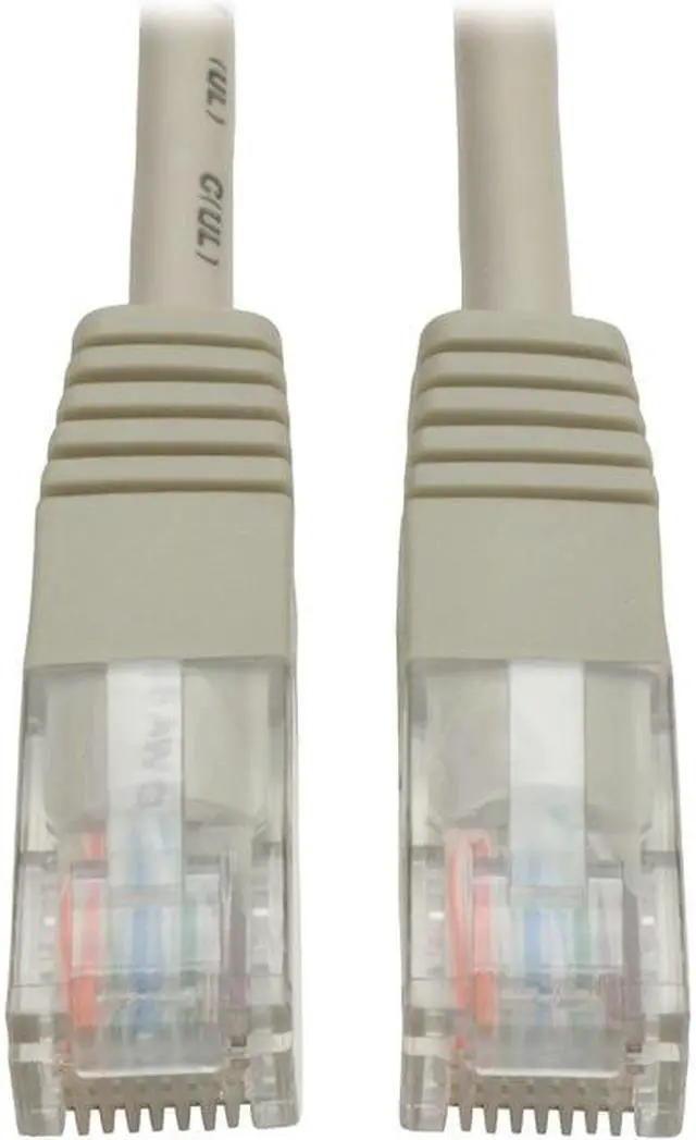 Alt view image 6 of 20 - TRIPP LITE N002-050-GY 50 ft. Cat 5E Gray 350MHz Molded Patch Cable