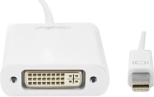 Alt view image 5 of 5 - Rocstor Y10A103-W1 Rocstor Mini DisplayPort to DVI Adapter - Cable Length: 5.9" - Mini DisplayPort/DVI for Desktop Computer, Notebook, HDTV, Projector, Monitor, Video Device - 5.90" - 1 Pack