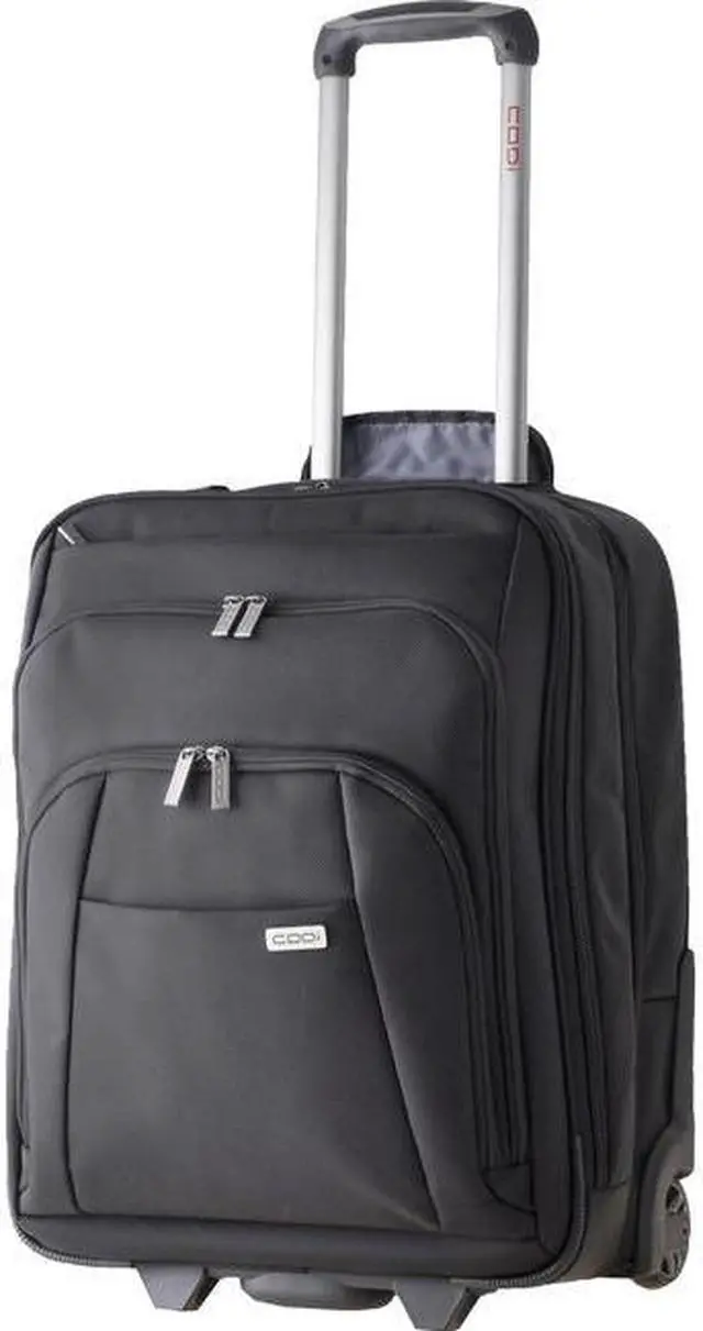 Alt view image 17 of 18 - Codi Mobile max Carrying Case (Roller) for 17.3" Travel Essential - Black - Nylon - 18.5" Height x 13.8" Width x 9" Depth