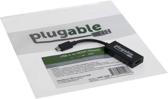 Alt view image 4 of 5 - PLUGABLE TECHNOLOGIES USBC-HDMI PLUGABLE USBC-HDMI USB C TO