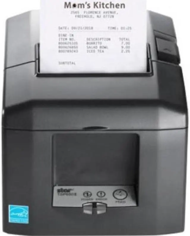 Alt view image 4 of 7 - Star Micronics TSP654IIE-24 Thermal Monochrome Desktop Receipt/Label Printer