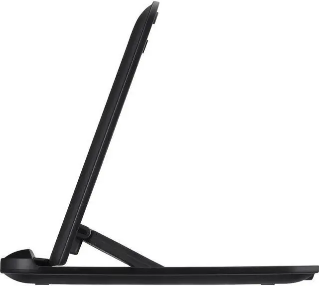 Alt view image 4 of 19 - Adesso 10W Max Qi-Certified 2-Coil Foldable Wireless Charging Stand AUH1020