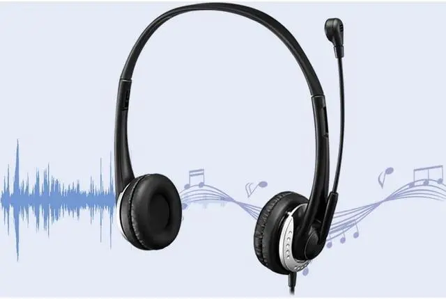 Alt view image 5 of 20 - Adesso Xtream P2 USB Wired Multimedia Headset with Microphone Binaural Over the Head Black XTREAMP2