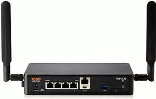 Alt view image 4 of 6 - Aruba 9004-LTE Cellular Modem/Wireless Router R3V91A