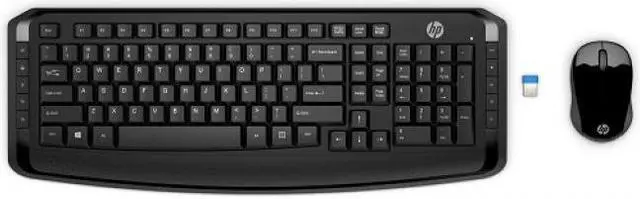 Alt view image 5 of 13 - HP Wireless Keyboard and Mouse 300