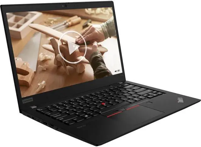 Alt view image 2 of 14 - Lenovo ThinkPad T14s Gen 1 20UH000MUS 14" Notebook - Full HD - 1920 x 1080 - AMD Ryzen 7 4750U Octa-core (8 Core) 1.70 GHz - 16 GB RAM - 512 GB SSD - Black - Windows 10 Pro - AMD Radeon Graphics